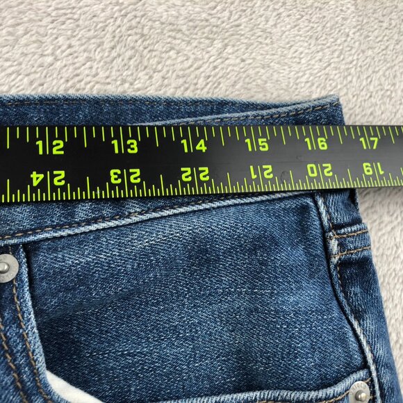 Uniqlo Women's Jeans Size 3 Salvage Kaihara Denim Slim Straight Low Rise - Picture 6 of 16